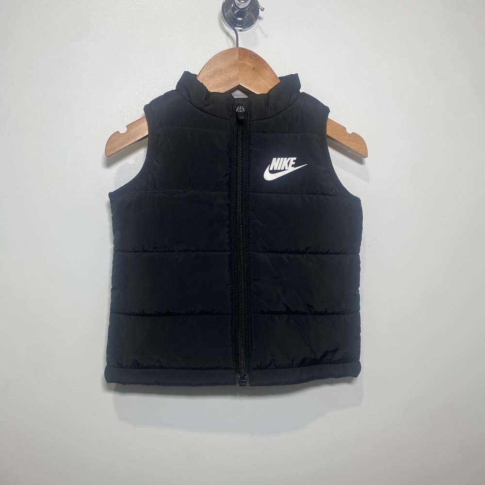 Nike Kids Black Quilted Vest
